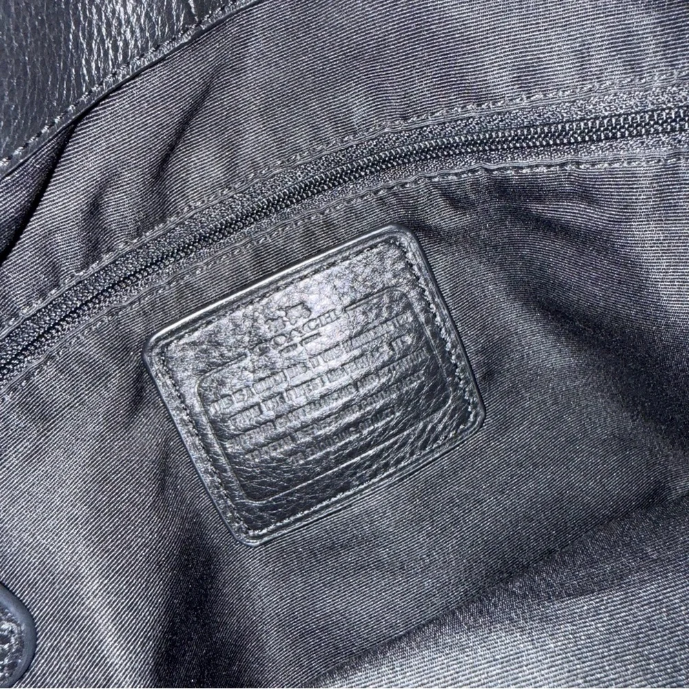 Coach Madison Pheobe Shoulder Bag Purse Pebbled Leather Two Tone Animal Print - Picture 16 of 16